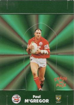 1997 Fatty's Footy Fun Packs - Pop Ups #05 Paul McGregor Front